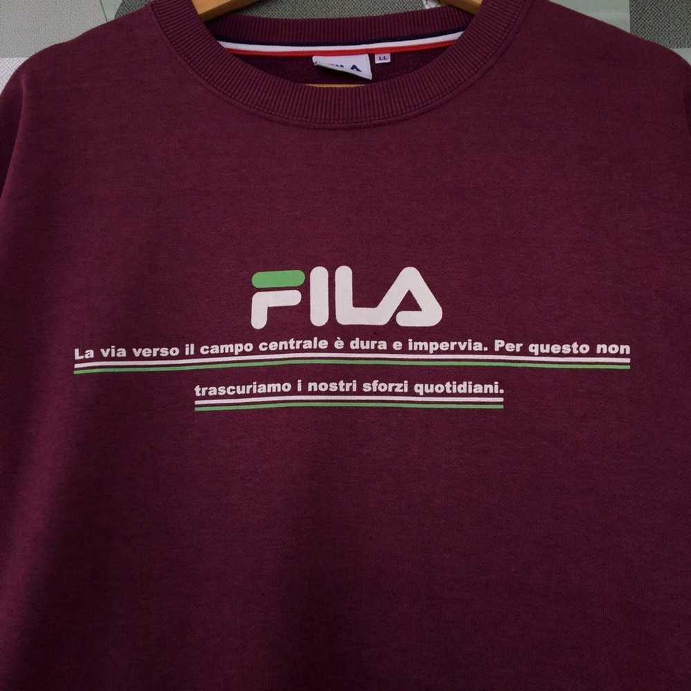 Fila × Japanese Brand × Vintage Fila Sweatshirt P… - image 4