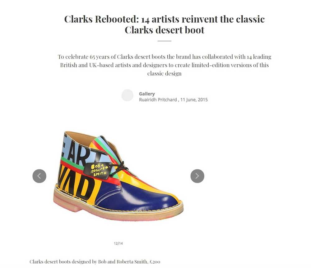 Clarks Clarks x Bob & Roberta Smith 65th Annivers… - image 7