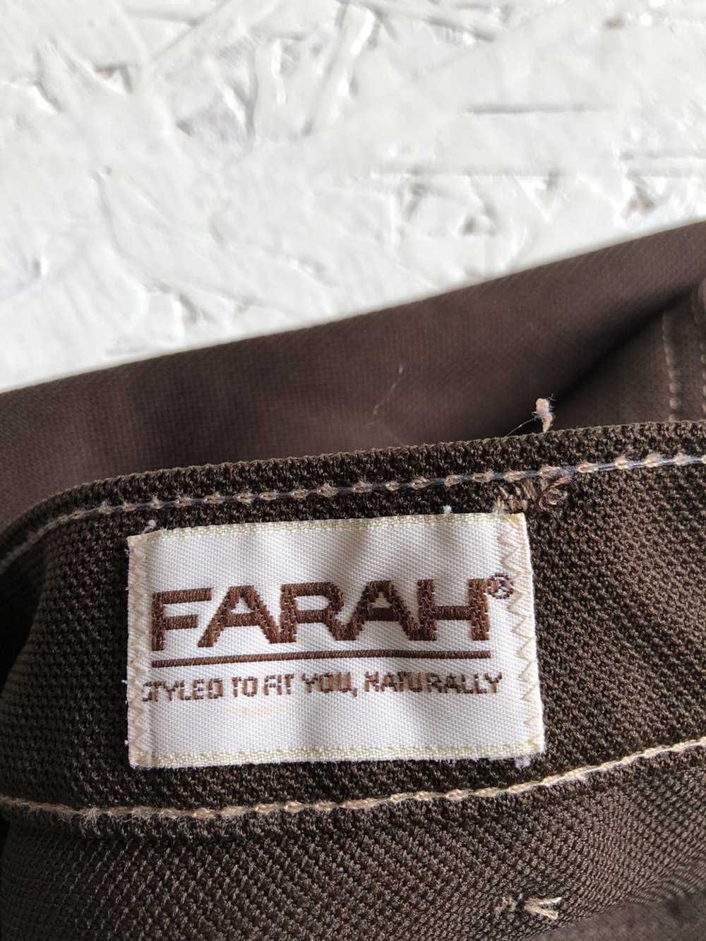 Farah × Vintage Vintage 90’s FARAH Starpress pants - image 10