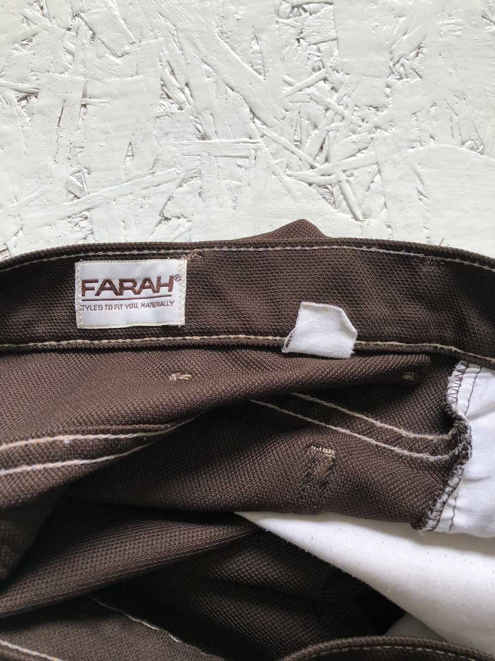 Farah × Vintage Vintage 90’s FARAH Starpress pants - image 11