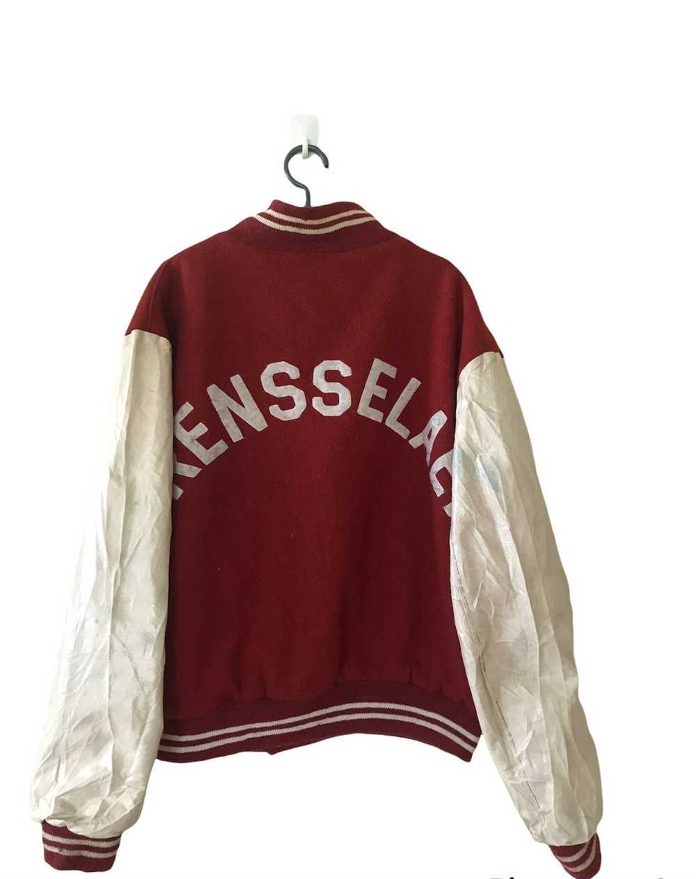 Streetwear × Varsity Jacket × Vintage Rensselaer … - image 2
