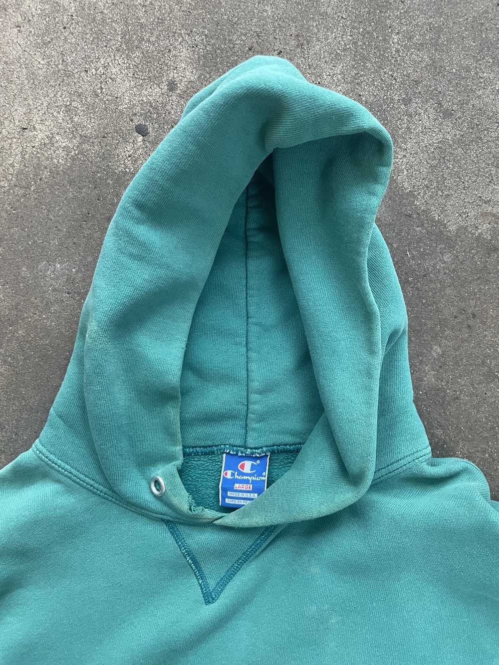 Champion × Made In Usa Vintage Champion Hoodie Br… - image 7