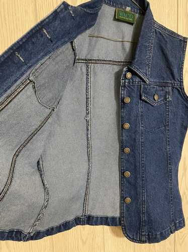 Vintage Waco Authentic Jean Wear Denim Vest