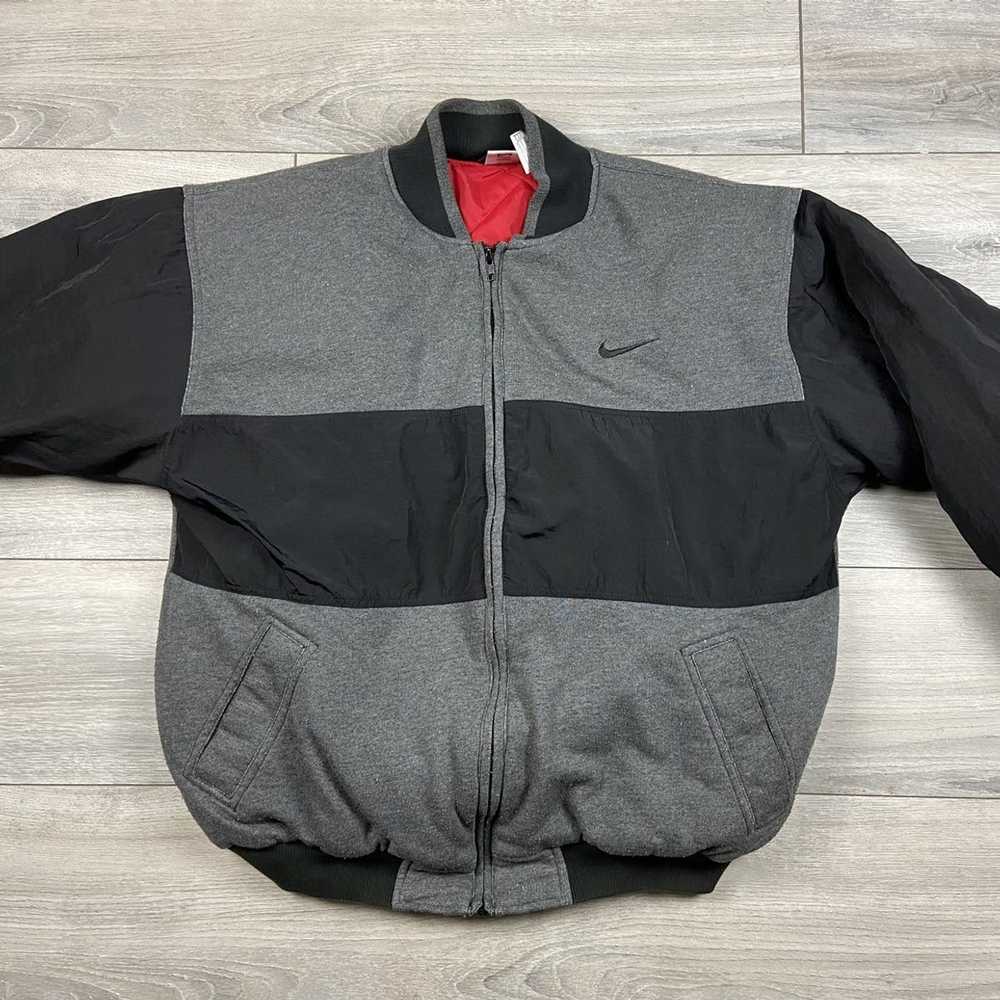 Nike × Vintage Vintage Nike Quilt Lined Jacket* m… - image 1