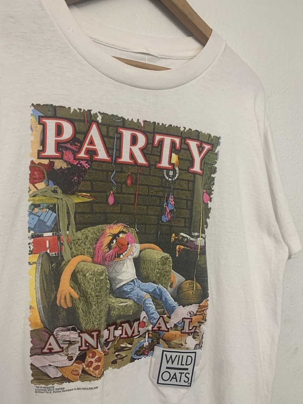 Vintage 90s Party Animal Sesame Street Cartoons T… - image 2