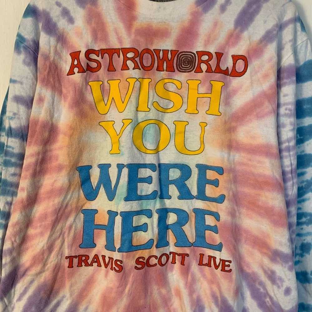 Travis Scott Astroworld Tour Wish You Were Here T… - image 2