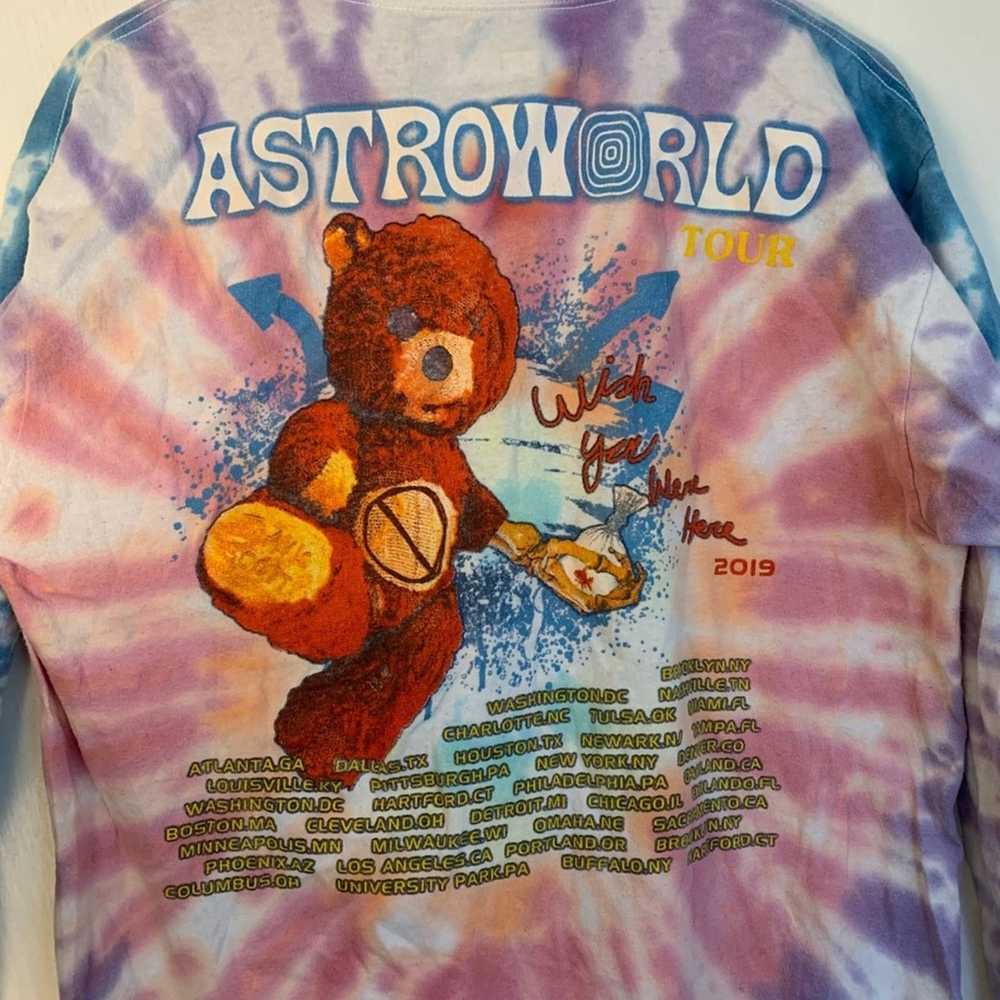 Travis Scott Astroworld Tour Wish You Were Here T… - image 4