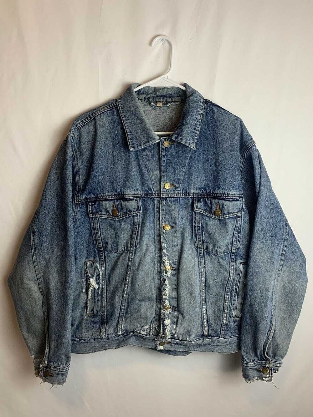 Other US BLUES Distressed Vintage Jean Denim Jack… - image 1