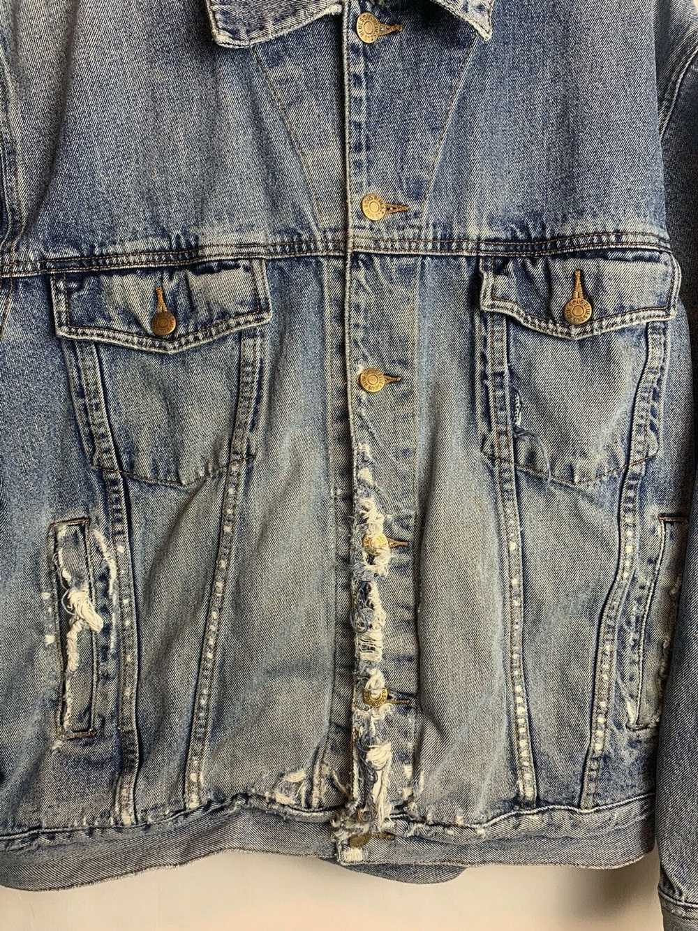 Other US BLUES Distressed Vintage Jean Denim Jack… - image 3