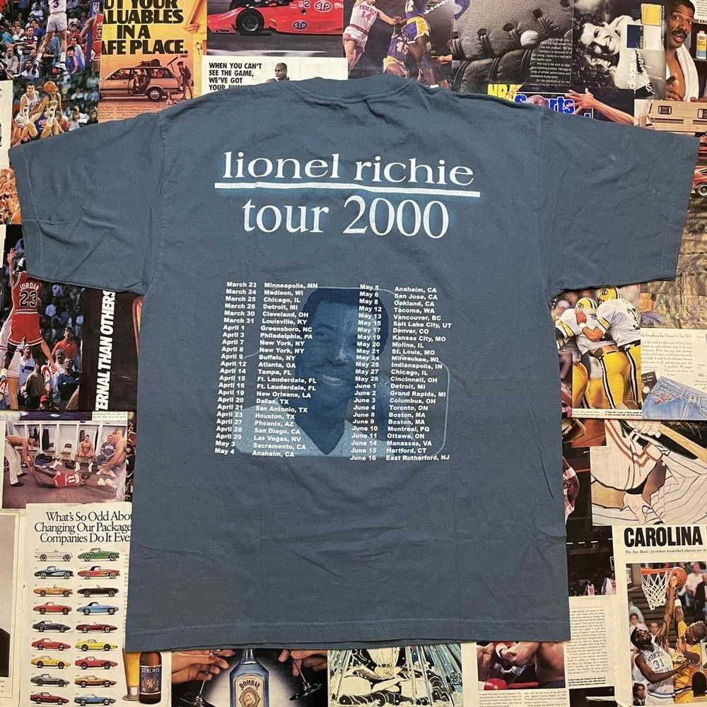 Streetwear × Tour Tee × Vintage Lionel Richie 200… - image 3