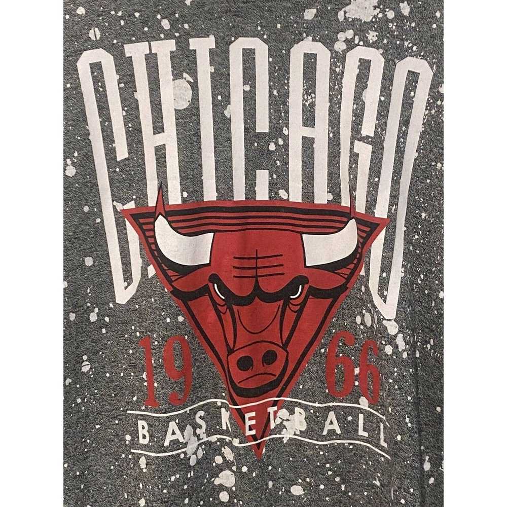 Chicago Vintage VTG NBA Chicago Bulls 1966 Splatt… - image 2