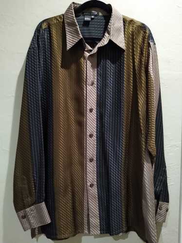 Other Tulliano 100% Silk Casual Striped Button-Dow