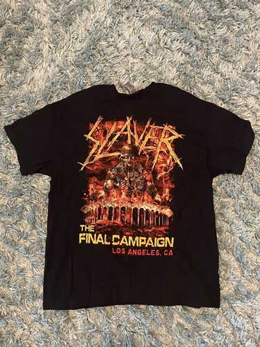 Band Tees Slayer - The Final Campaign