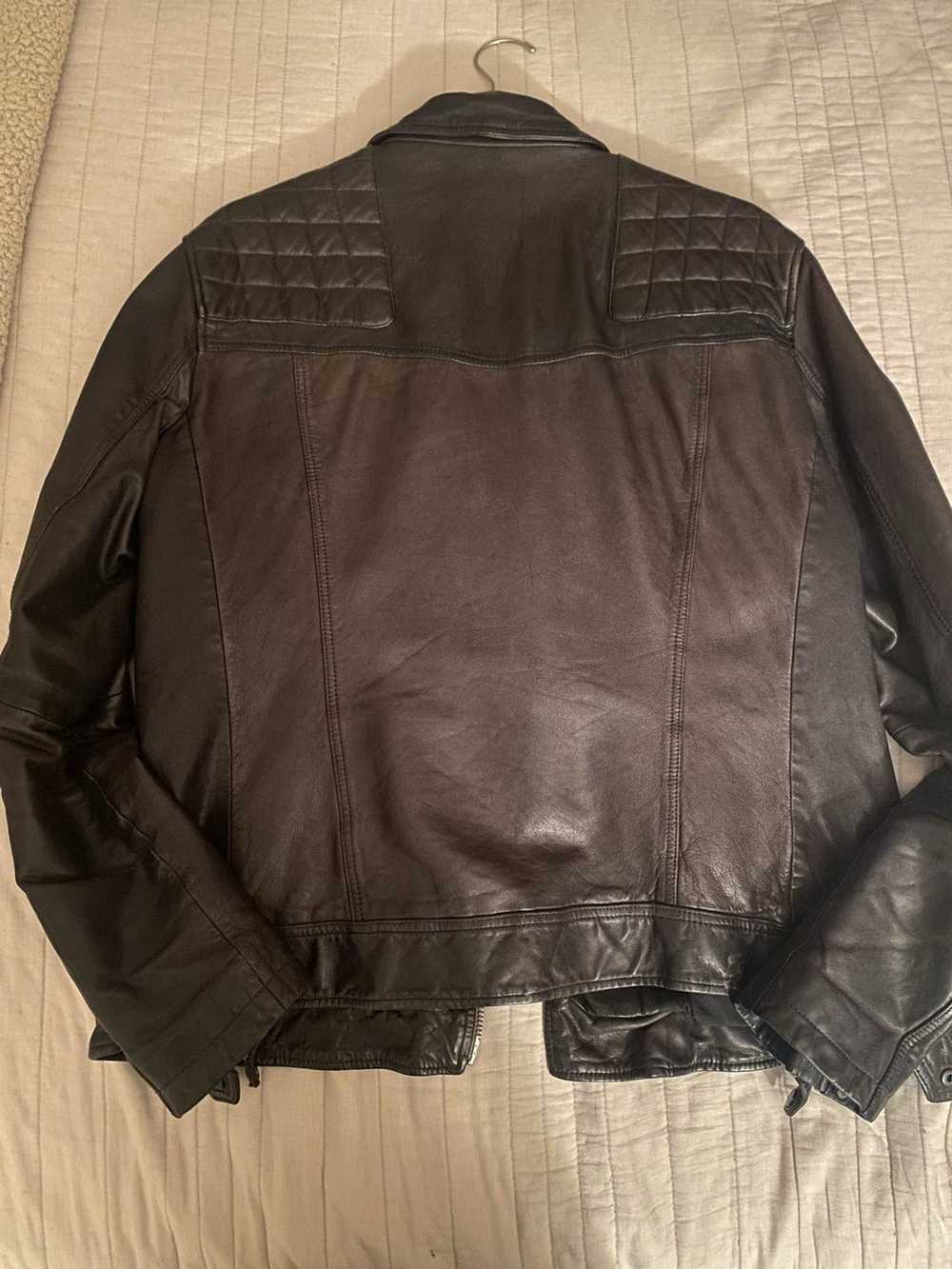 Allsaints Mens Leather Jacket Allsaints Size XXL - image 2
