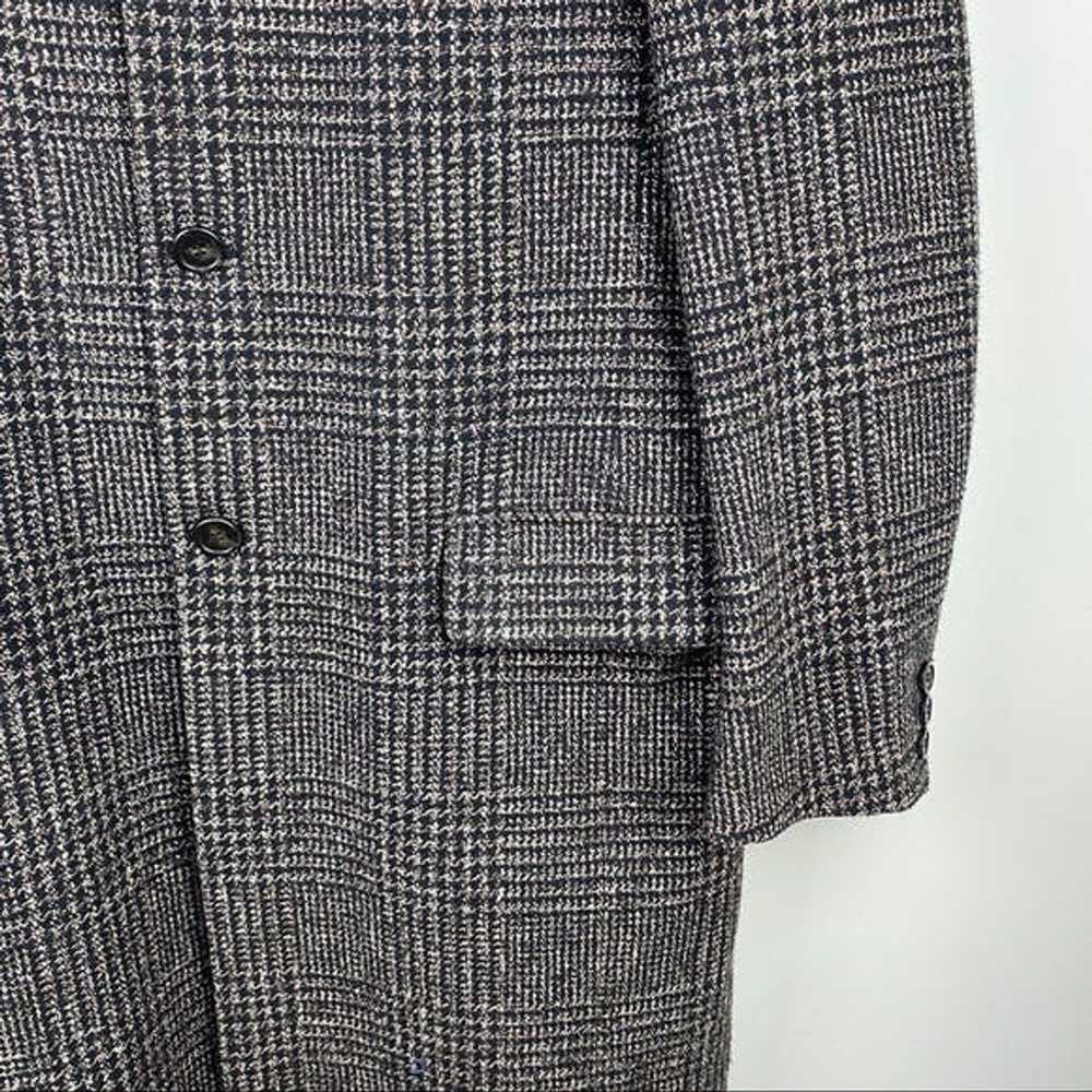 Sisley Sisley Wool Blend Houndstooth Tweed Coat M… - image 3