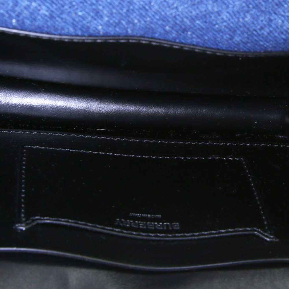 Burberry TB clutch-belt in blue denim and black l… - image 4