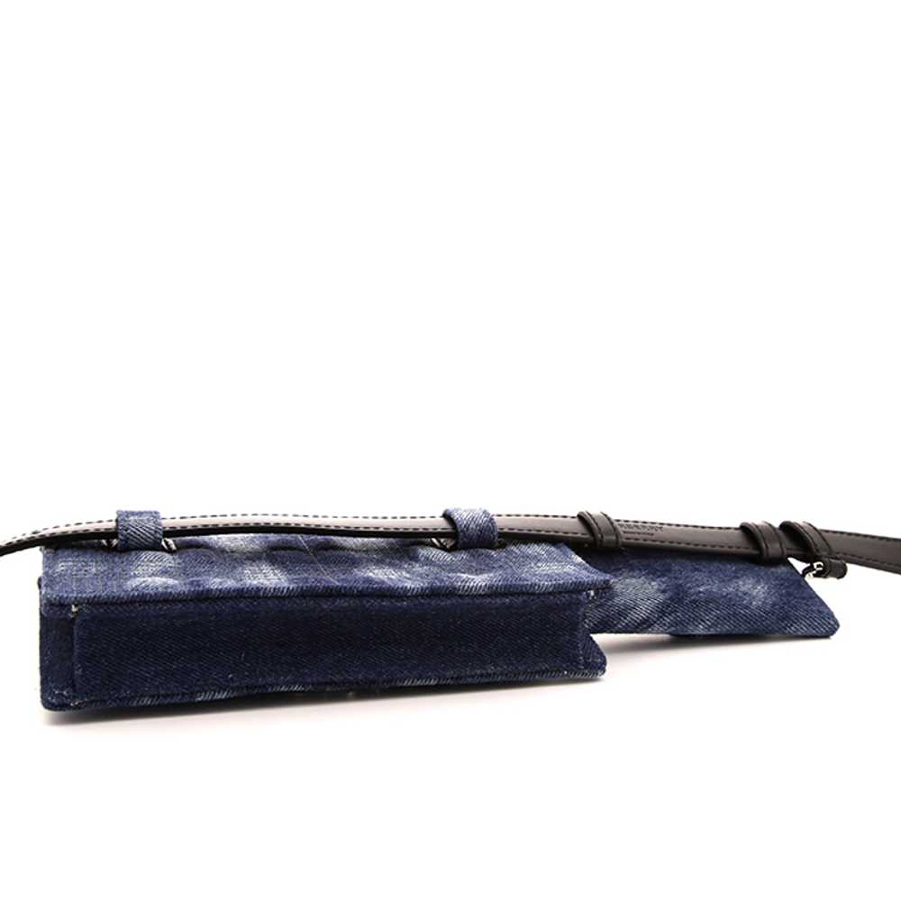 Burberry TB clutch-belt in blue denim and black l… - image 6