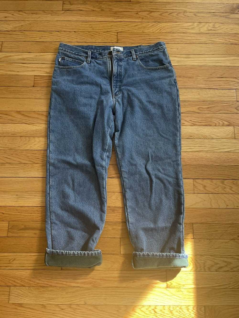 L.L. Bean × Vintage Fleece Lined Classic Fit Jeans - image 1