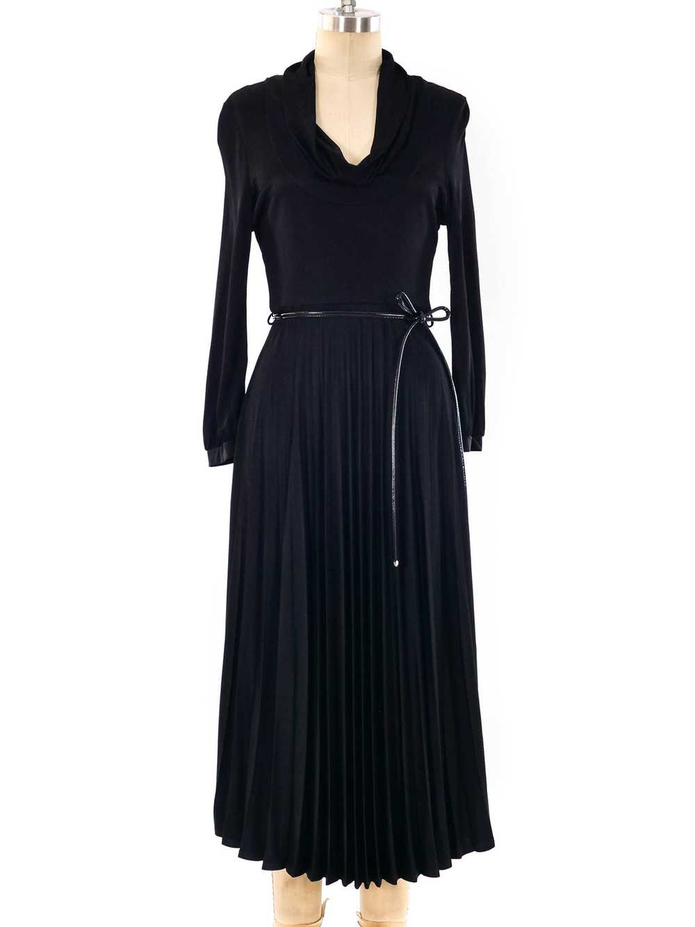 Alexander McQueen Pleated Jersey Dress - image 1