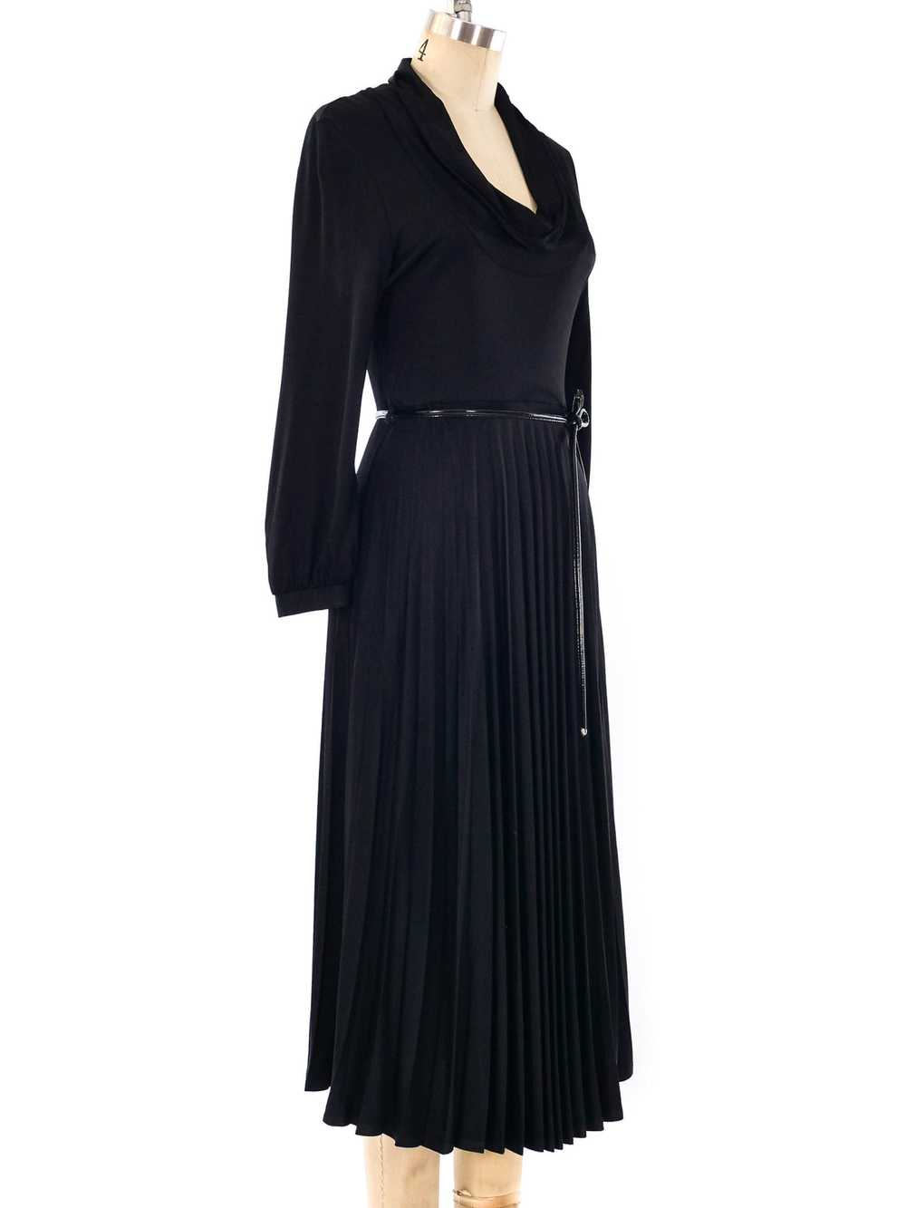 Alexander McQueen Pleated Jersey Dress - image 3