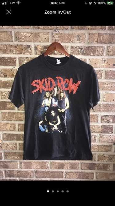 vintage skid row t shirt - Gem