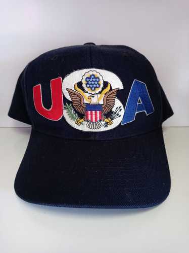 Hat × Made In Usa × Vintage Vintage USA Eagle Pres
