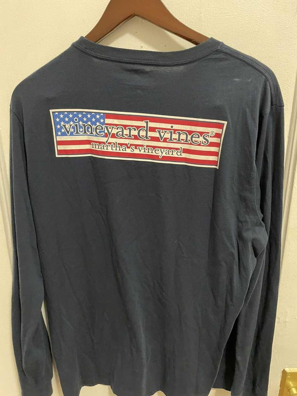 Vineyard Vines Vineyard Vines Blue USA Longsleeve - image 2