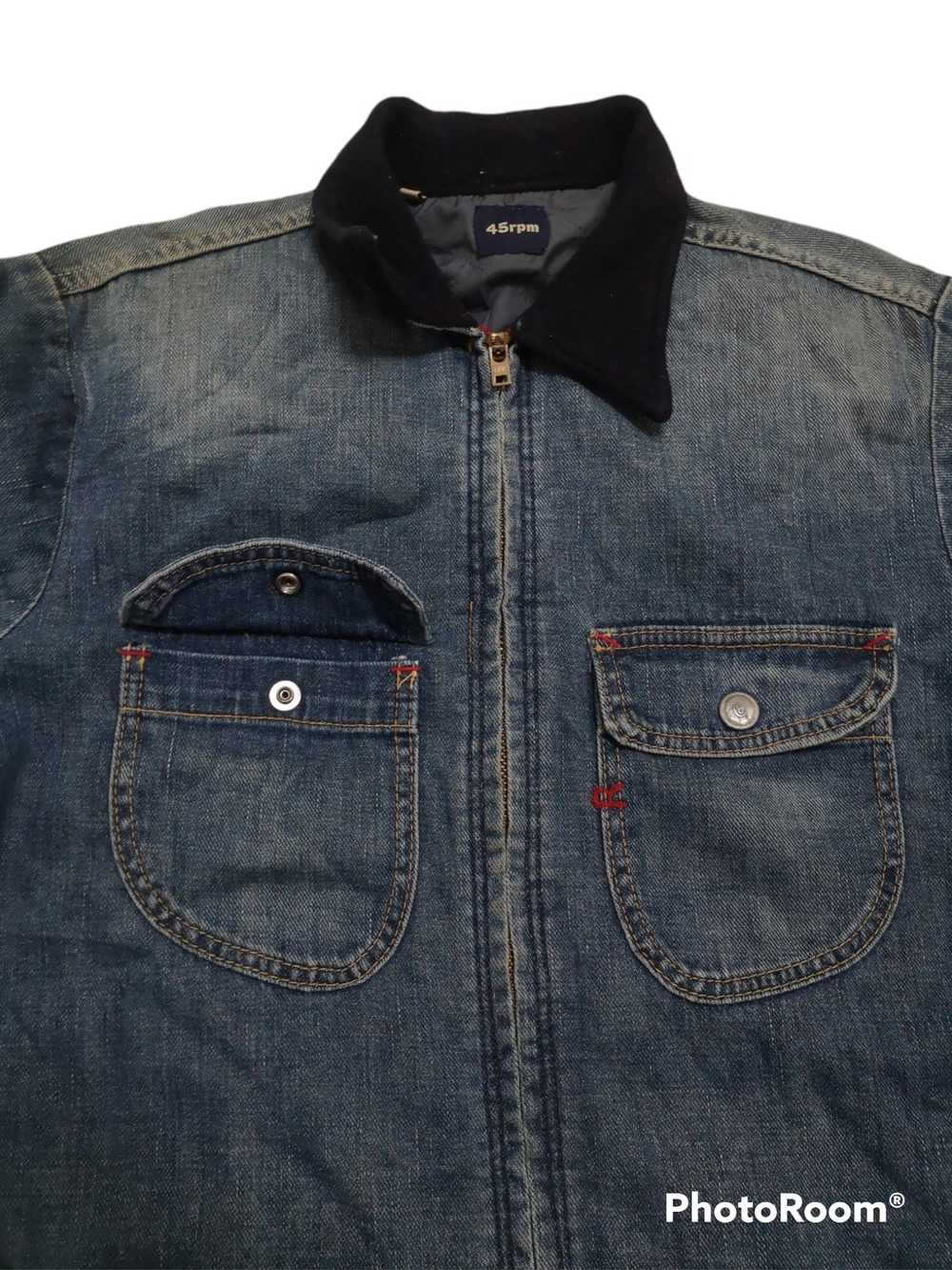 45rpm × Denim Jacket × Japanese Brand 45 Rpm Deni… - image 4