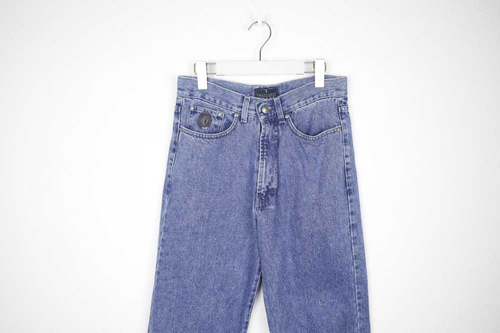 Trussardi Vintage Trussardi Jeans Blue Washed Jea… - image 2