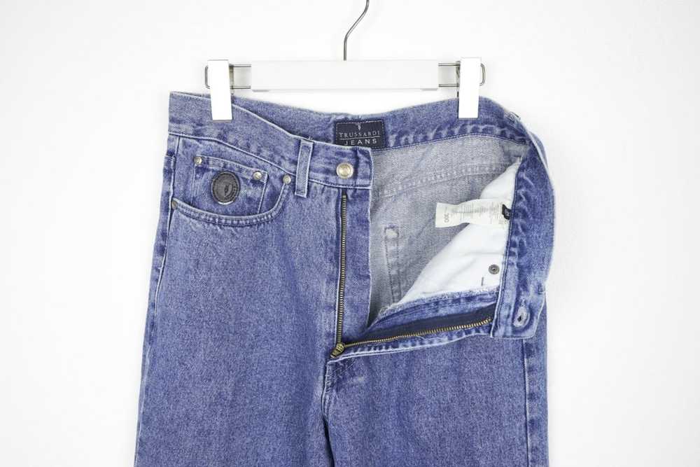 Trussardi Vintage Trussardi Jeans Blue Washed Jea… - image 6
