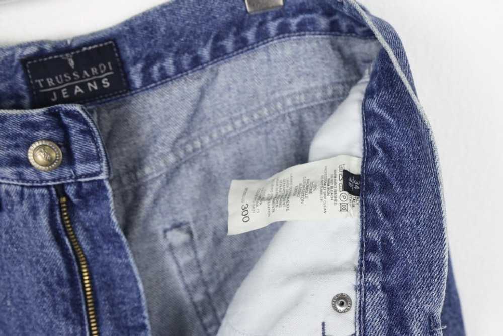 Trussardi Vintage Trussardi Jeans Blue Washed Jea… - image 7