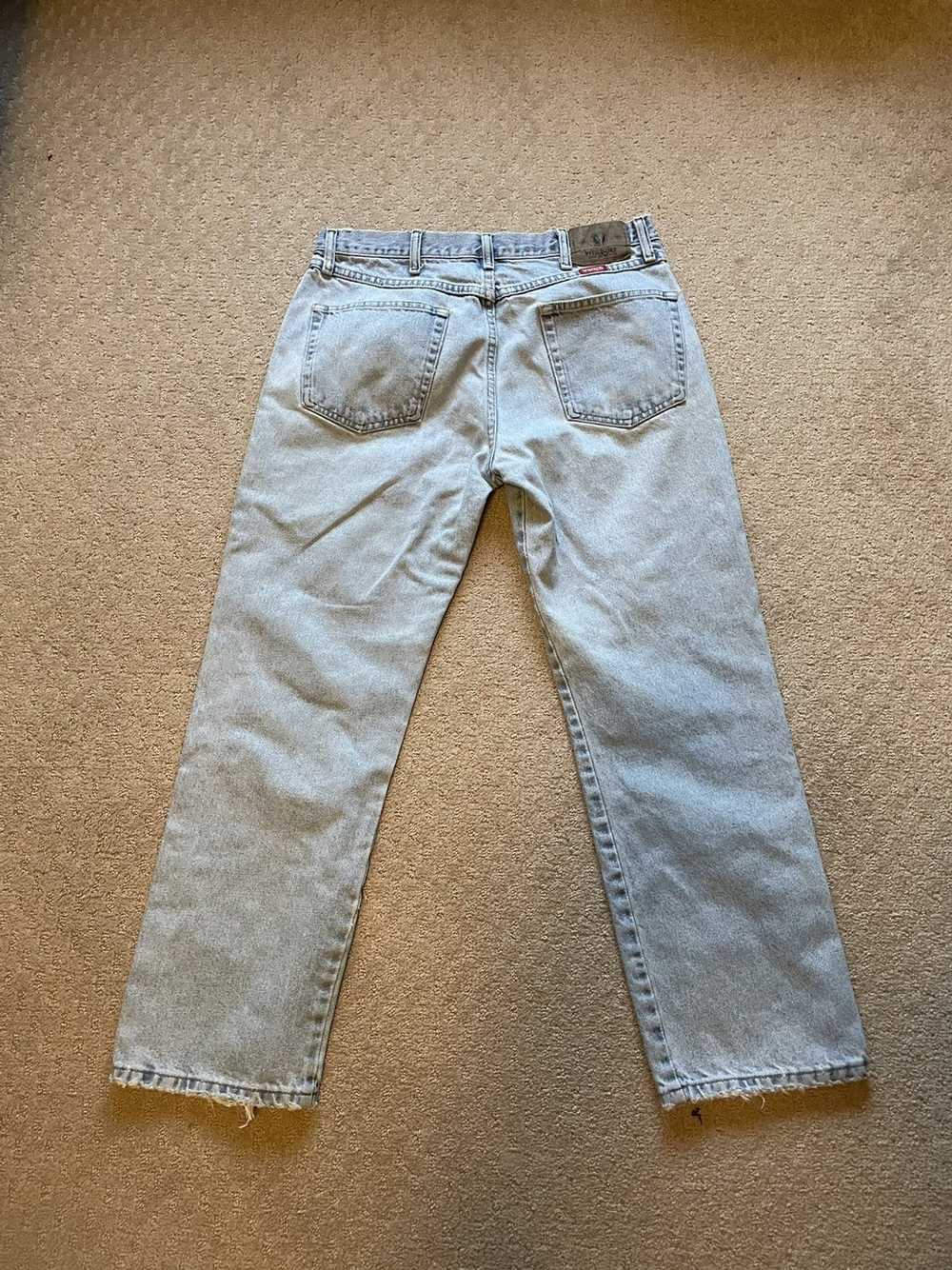 Wrangler vintage 90s wrangler jeans 34x29 - image 2