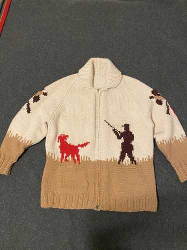 Vintage VTG 1950’s Hand Knit Cowichan Style Mary M