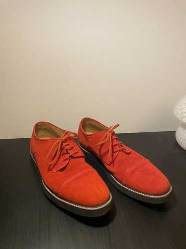 Kenzo Brilliant Red Suede Shoe