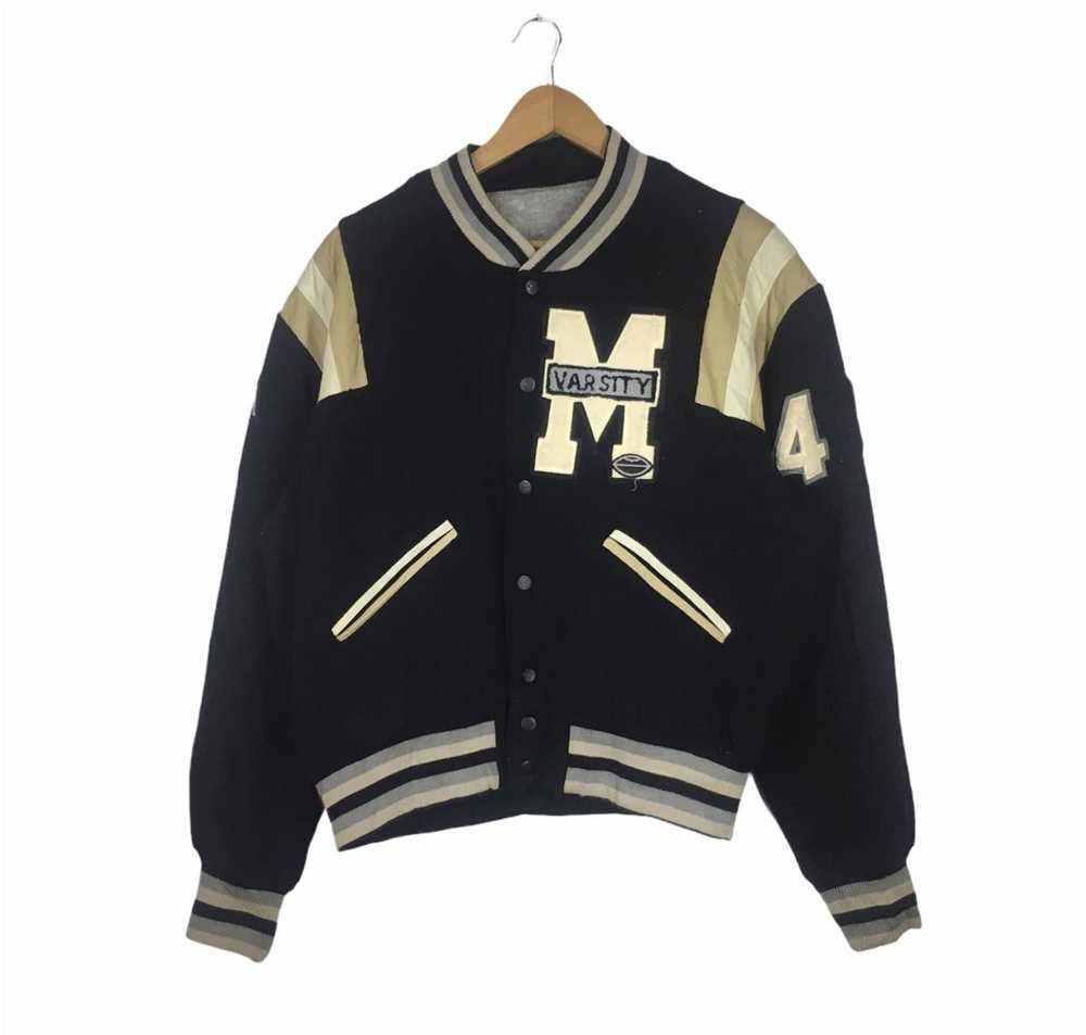 Buy Louis Vuitton 22SS Leather Embroidered Varsity Jacket Stadium Jumper  Yellow/Black RM221 IZ3 HML81E Stadium Jumper 44 Yellow/Black from Japan -  Buy authentic Plus exclusive items from Japan