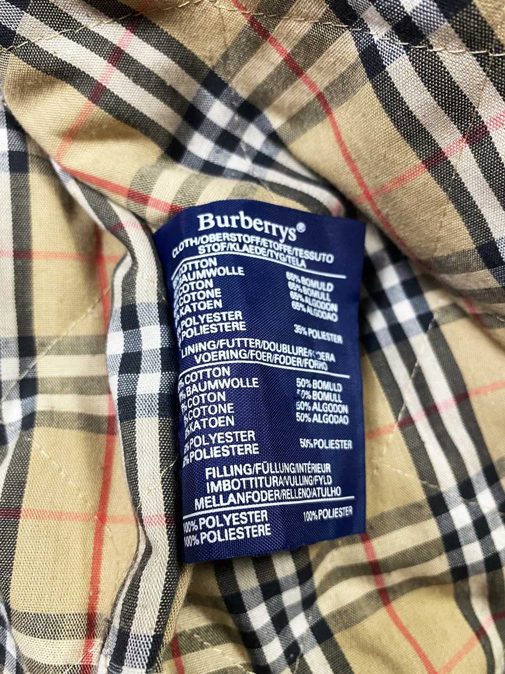 Burberry BURBERRYS Vintage Harrington Men Jacket - image 10