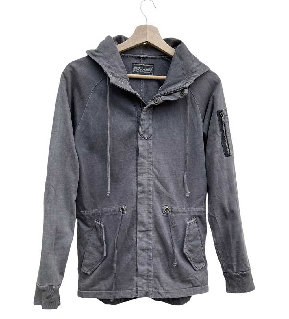 Beams Plus × Japanese Brand Beams Hooded Zipper J… - image 1