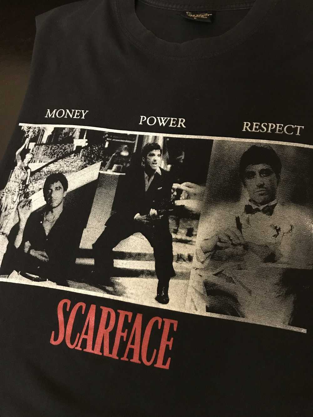 Movie × Vintage vintage Scarface Money Power Resp… - image 2