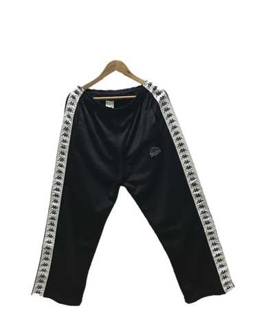 KAPPA Mens Sportswear Side Logo Pull On Jogger Sweatpants Pants Size XS  Black 