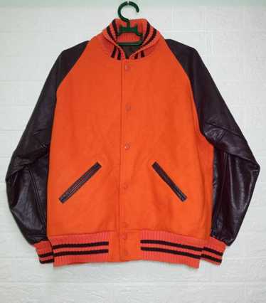 Vintage 80s TM Athletic Varsity Jacket Custom Made Wool Patches Mens Size  48