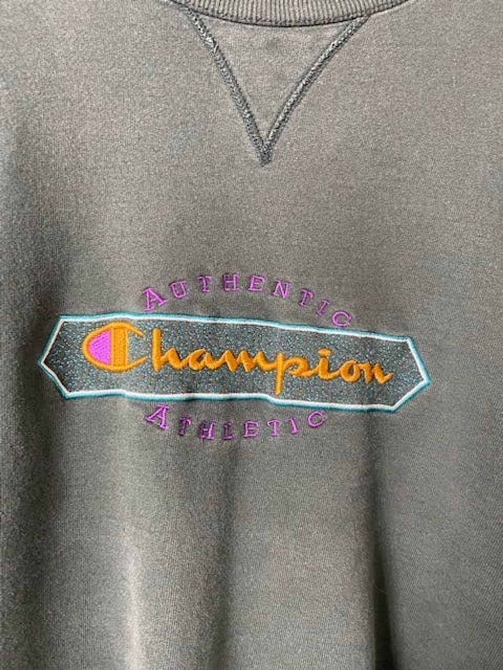 Champion Vintage Champion Embroidered Crewneck La… - image 4