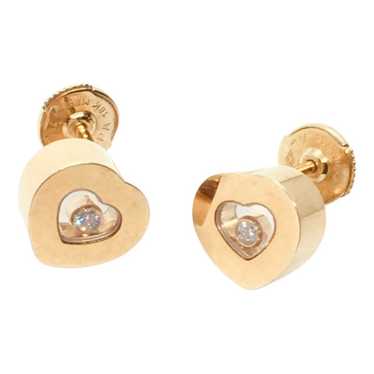 Chopard Happy Diamonds yellow gold earrings - image 1