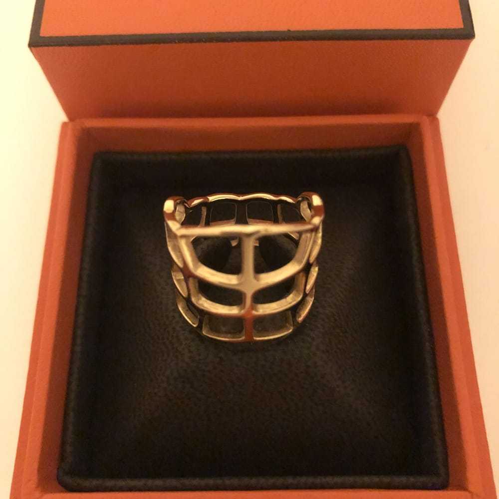 Hermès Niloticus pink gold ring - image 3