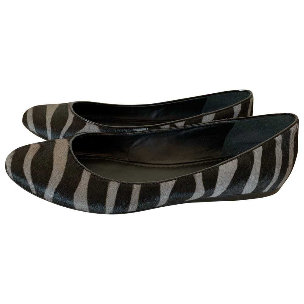 Calvin Klein Pony-style calfskin ballet flats - image 1