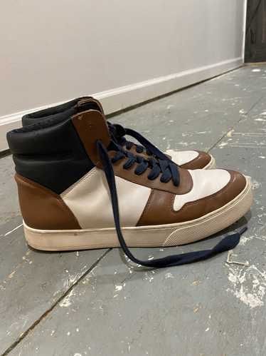 Coach Coach High Top Brown/Navy/Cream sneaker