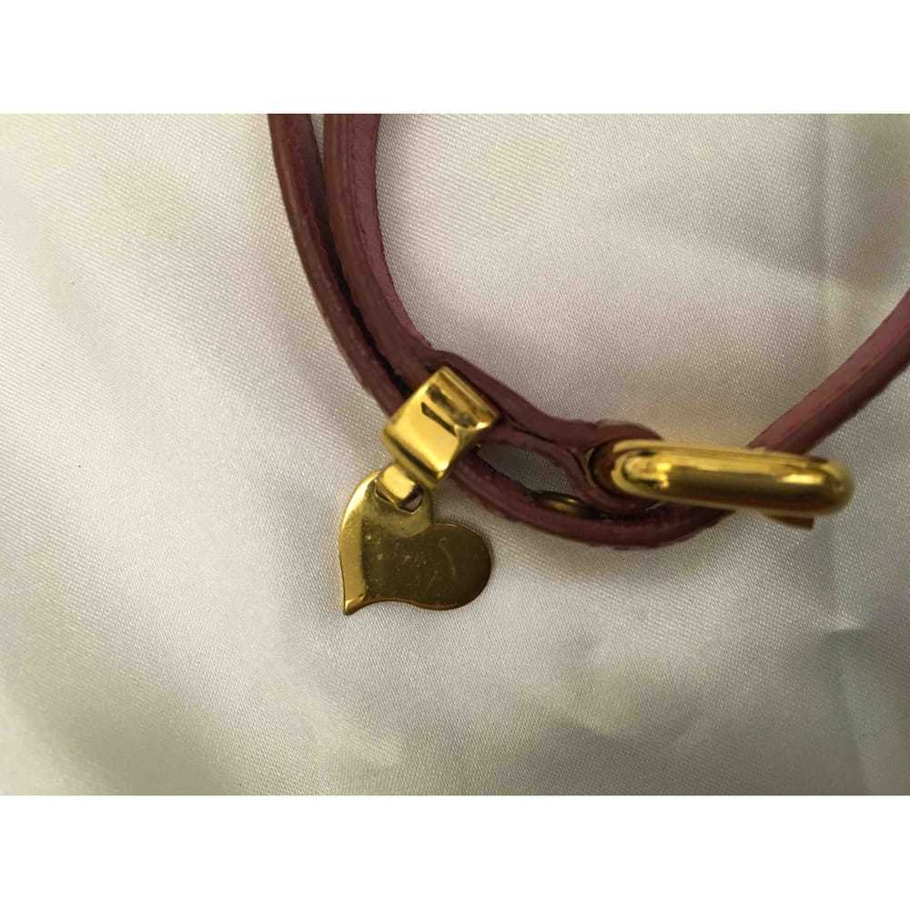 アクセサリー MIU MIU archive leather bracelet Miu Miu wrap-around Leather Bracelet | Brown | FARFETCH