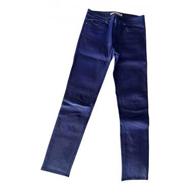 Acne Studios Leather slim pants - image 1