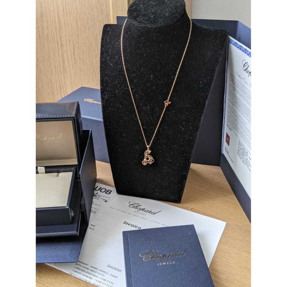 Chopard Pink gold necklace - image 8