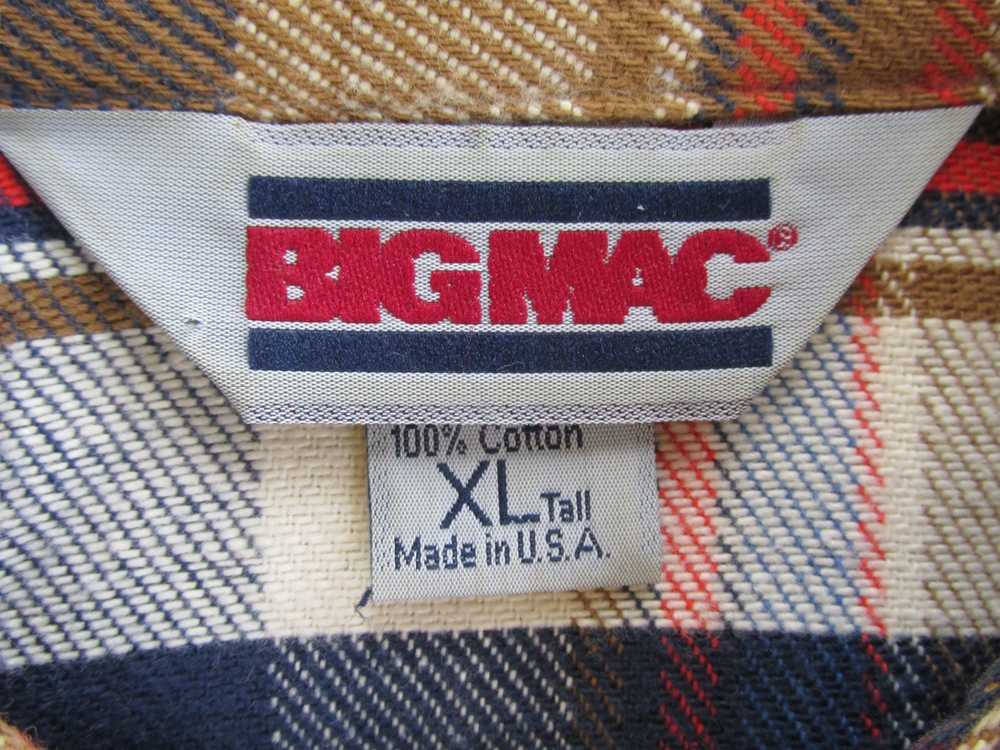 Big Mac Vintage Big Mac Flannel Shirt Size XL-Tall - image 2