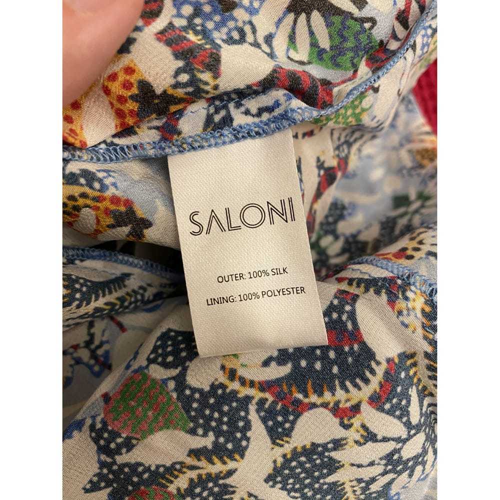 Saloni Silk mid-length dress - image 12